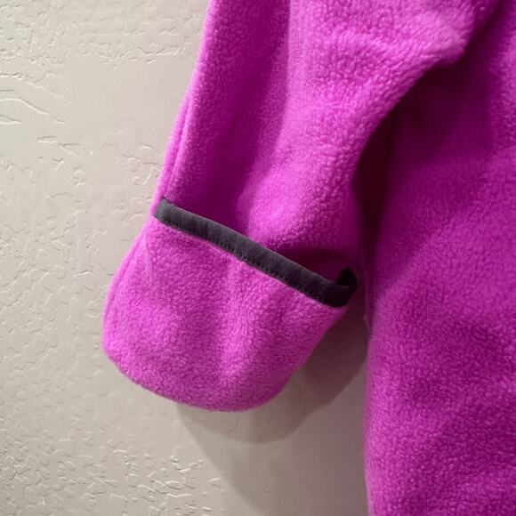 Columbia Hot Pink Fleece Bear Hooded Bunting - Picture 8 of 10